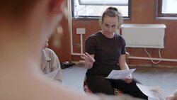 Creative designers talking in office meeting Stock Footage