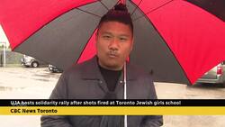 Crowd gathers in solidarity outside Toronto Jewish school hit with gunfire News Clip