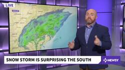 Snow Moves Into Mid-Atlantic; Federal Offices Closed In D.C. News Clip