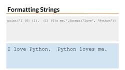 Python 3 for Beginners: String Formatting and Input Methods Instructional Video