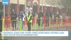 Georgia Sued For Third Time Over New Voting Law News Clip