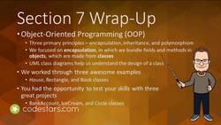 The Complete Java Developer Course: From Beginner to Master - Section Wrap-Up "Introduction to Classes and Objects" Instructional Video