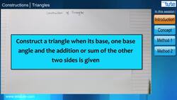 How to Construct Triangles: A Step-by-Step Guide Instructional Video