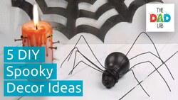 5 DIY Halloween Decor Crafts Instructional Video