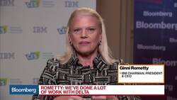 IBM CEO Rometty on Working With Delta, AI and Trade News Clip