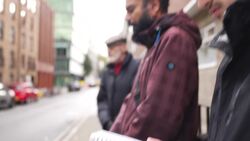 Anti-choice campaigners pray outside an abortion clinic in central London News Clip