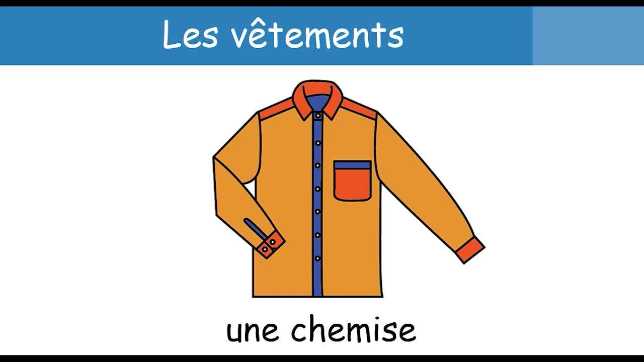 French clothing vocabulary