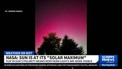 NASA says the sun is at its 'solar maximum' News Clip