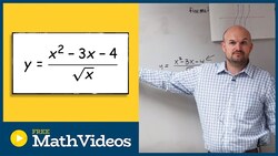 How to find the domain of a rational function with radical Instructional Video