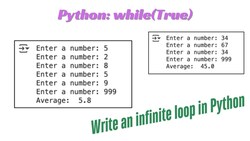 Python Lesson34: Implement a while(True) loop Instructional Video