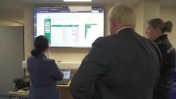 Boris Johnson and Priti Patel on police visit News Clip