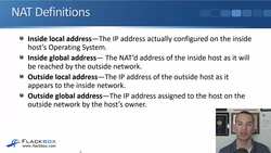 Cisco CCNA 200-301: The Complete Guide to Getting Certified - NAT Translations - Inside Local, Inside Global, Outside Local, Outside Global Instructional Video
