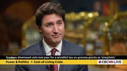 Trudeau reverses course, threatens grocery giants with tax measures News Clip