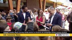 Liberal Leader Mark Carney holds event in Victoria as campaign enters home stretch News Clip