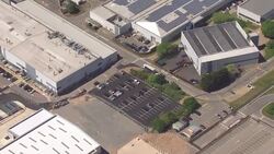 Aerials of the Jaguar Land Rover plant in Coventry News Clip