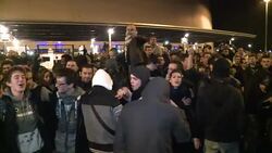 CLEAN : Dieudonne in Nantes, people are furious News Clip