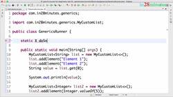 Java Programming for Complete Beginners - Java 16 - Step 04 - Generics Puzzles - Restrictions with Extends and Generic Methods Instructional Video