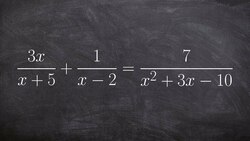 Learn how to solve a rational equation and identify the extraneous solutions Instructional Video