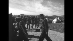 The accident of 14 US soldiers burnt from a marker balloon explosion momentarily mars cease-fire talks at Panmunjom News Clip