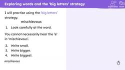 Spelling key curriculum words Instructional Video