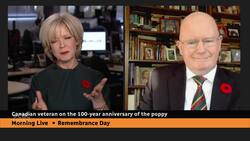 Canadian veteran reflects on the 100th anniversary of the poppy News Clip