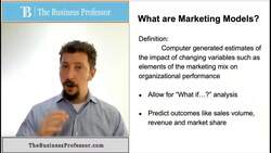 Marketing - What are Marketing Models Instructional Video