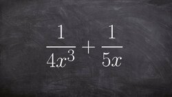 How to determine the LCM to allow us to add two rational expressions Instructional Video
