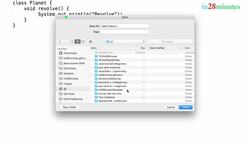 Learn Java from Scratch - A Beginner's Guide - Step 04 - Create and Compile Planet.java Class Instructional Video