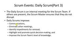 Agile Scrum Master Certification Exam Prep (CSM) - Summary of Daily Scrum Instructional Video