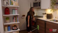 House Tour: This Gorgeous Loft’s Reno Includes a Swing Chair, a DIY Brick Headboard, and More Instructional Video