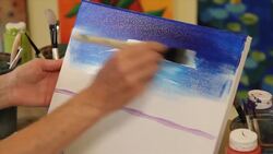 How to Paint a Landscape Using Acrylic Paint Instructional Video