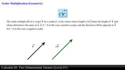 Calculus III: Two Dimensional Vectors (Level 4 of 13) Instructional Video