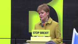 Nicola Sturgeon delivers speech in South Queensferry News Clip