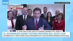 Florida Gov. Ron DeSantis Signs Voting Reform Bill Into Law News Clip