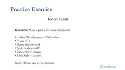 Data Science and Machine Learning (Theory and Projects) A to Z - Matplotlib for Data Visualization: Matplotlib Colors and Styles Quiz Instructional Video