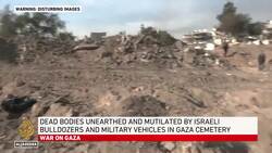 Israeli forces bulldoze cemetery in eastern Gaza, crushing the dead News Clip