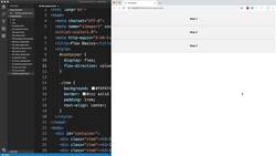 Modern HTML and CSS from the Beginning (Including Sass) - Flex Basics Instructional Video
