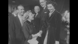 Greek royal couple King Paul and Queen Frederika in Hollywood News Clip