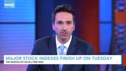 Major Stock Indexes Finish Up, NASDAQ Hits An All-Time High News Clip