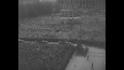 German dictator Adolf Hitler appears at rally of Hitler Youth in Berlin News Clip