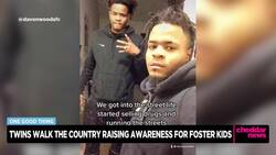 One Good Thing: Twins Walk Cross Country for Foster Care Awareness News Clip
