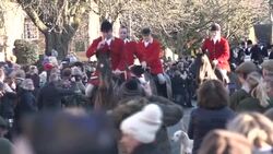 A Boxing Day trail hunt News Clip
