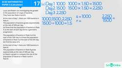 GCSE Secondary Maths Age 13-17 - Ratio, Proportion & Rates of Change: Geometric Progression - Explained Instructional Video