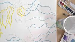 Wild Horses - Expressive Watercolor Art Lesson Instructional Video