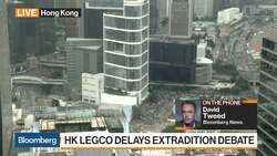 Hong Kong Legislature Postpones Debate as Protesters Block Roads News Clip