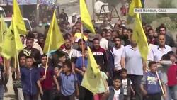 Palestinian militants fire hundreds of missiles at Israel after Gaza air strikes News Clip