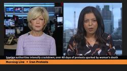 Intensifying protests in Iran mark 40 days since Mahsa Amini's death News Clip