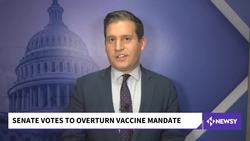 Senate Rejects President Biden's Vaccine Mandate For Businesses News Clip