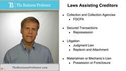 Laws Assisting Creditors: Protecting the Rights of Creditors Instructional Video