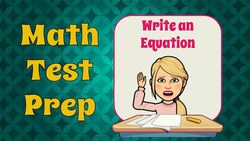 How to Write an Equation Instructional Video